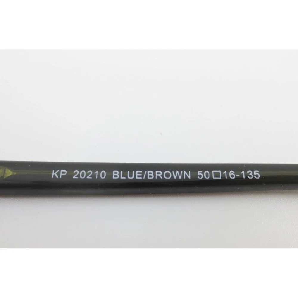 KP 20210 Blue Brown Rectangular Full Rim Eyeglass Frames 50-16-135 37803